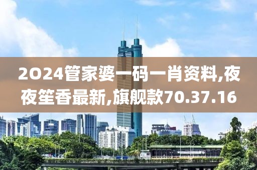 2O24管家婆一码一肖资料,夜夜笙香最新,旗舰款70.37.16