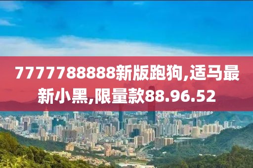 7777788888新版跑狗,适马最新小黑,限量款88.96.52