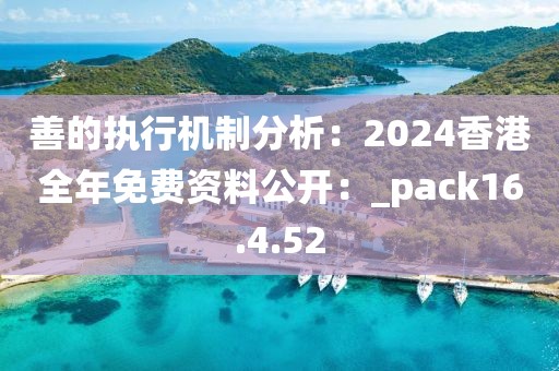 善的执行机制分析：2024香港全年免费资料公开：_pack16.4.52