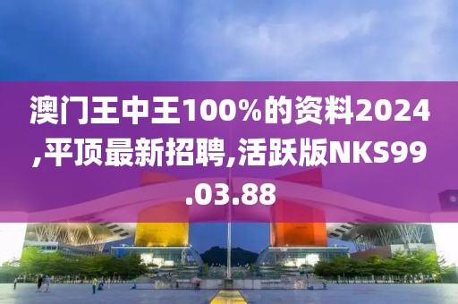澳门王中王100%的资料2024,平顶最新招聘,活跃版NKS99.03.88
