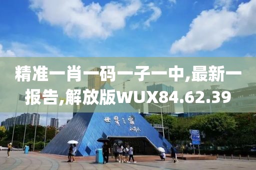 精准一肖一码一子一中,最新一报告,解放版WUX84.62.39