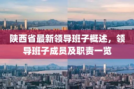 陕西省最新领导班子概述，领导班子成员及职责一览