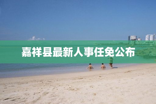 嘉祥县最新人事任免公布