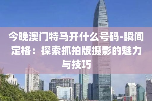 今晚澳门特马开什么号码-瞬间定格：探索抓拍版摄影的魅力与技巧