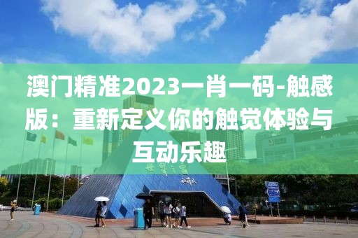 澳门精准2023一肖一码-触感版：重新定义你的触觉体验与互动乐趣