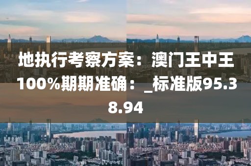 地执行考察方案：澳门王中王100%期期准确：_标准版95.38.94