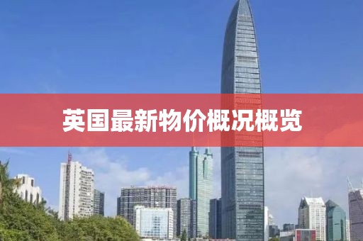 英国最新物价概况概览