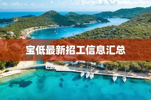 宝低最新招工信息汇总