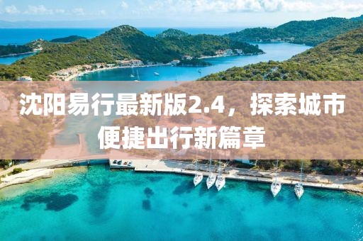沈阳易行最新版2.4，探索城市便捷出行新篇章