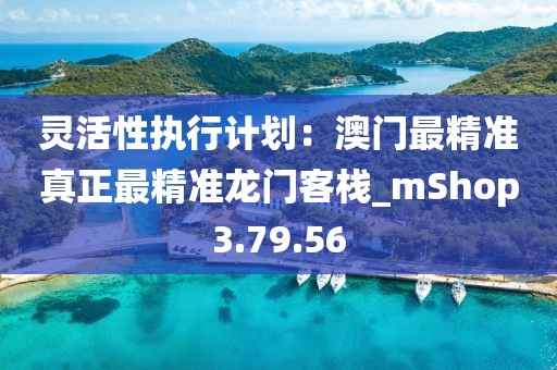 灵活性执行计划：澳门最精准真正最精准龙门客栈_mShop3.79.56