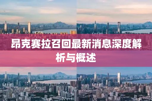 昂克赛拉召回最新消息深度解析与概述