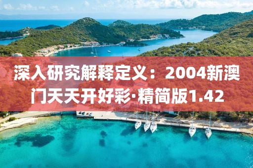 深入研究解释定义：2004新澳门天天开好彩·精简版1.42