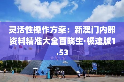 灵活性操作方案：新澳门内部资料精准大全百晓生·极速版1.53