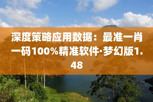 深度策略应用数据：最准一肖一码100%精准软件·梦幻版1.48