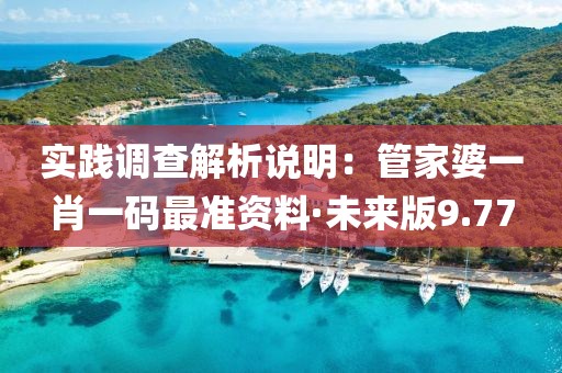 实践调查解析说明：管家婆一肖一码最准资料·未来版9.77