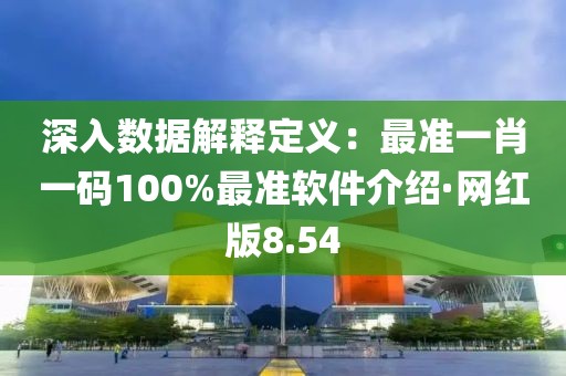 深入数据解释定义：最准一肖一码100%最准软件介绍·网红版8.54