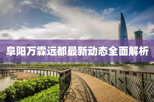 阜阳万霖远都最新动态全面解析