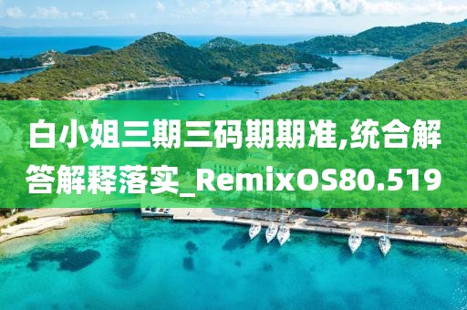白小姐三期三码期期准,统合解答解释落实_RemixOS80.519