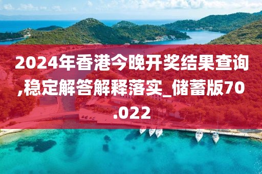 2024年香港今晚开奖结果查询,稳定解答解释落实_储蓄版70.022