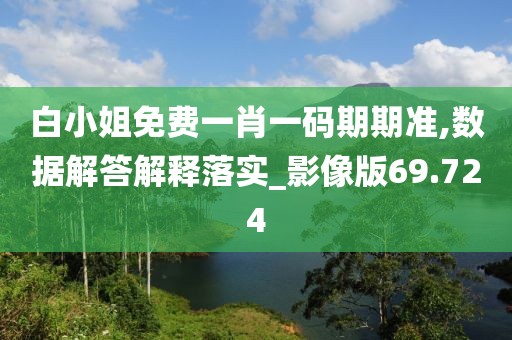 白小姐免费一肖一码期期准,数据解答解释落实_影像版69.724