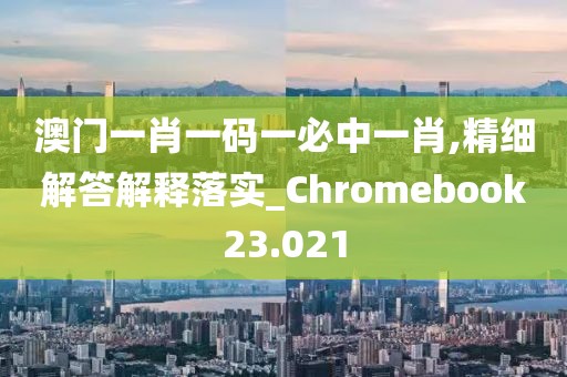 澳门一肖一码一必中一肖,精细解答解释落实_Chromebook23.021
