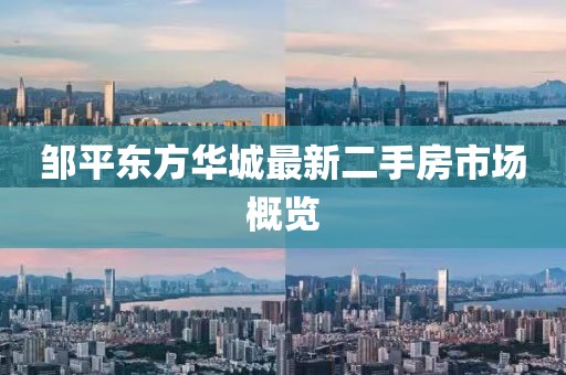 邹平东方华城最新二手房市场概览