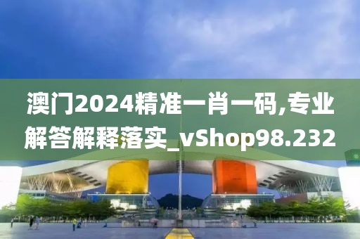 澳门2024精准一肖一码,专业解答解释落实_vShop98.232