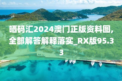 晒码汇2024澳门正版资料图,全部解答解释落实_RX版95.33