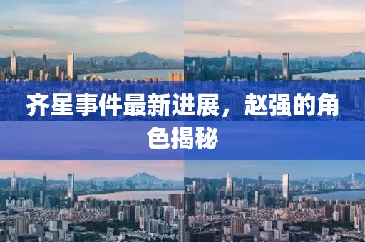 齐星事件最新进展，赵强的角色揭秘