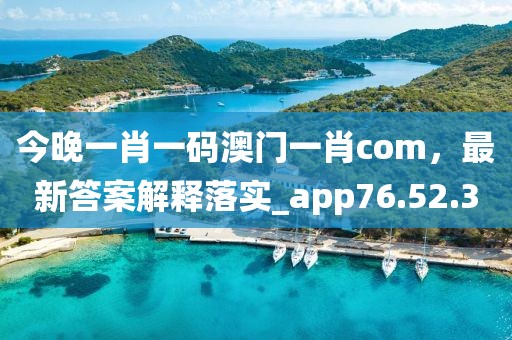 今晚一肖一码澳门一肖com，最新答案解释落实_app76.52.30