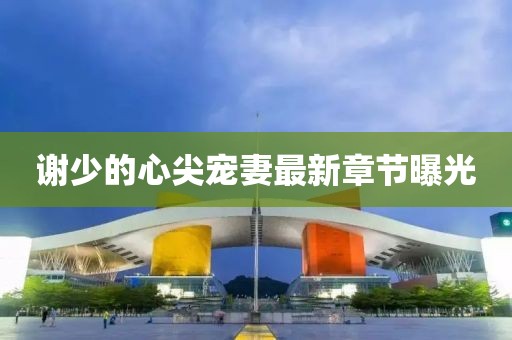 谢少的心尖宠妻最新章节曝光