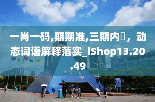 一肖一码,期期准,三期内開，动态词语解释落实_iShop13.20.49