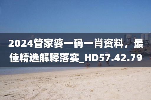 2024管家婆一码一肖资料，最佳精选解释落实_HD57.42.79