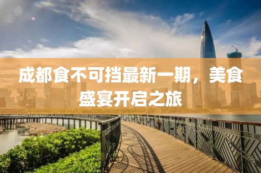 成都食不可挡最新一期，美食盛宴开启之旅