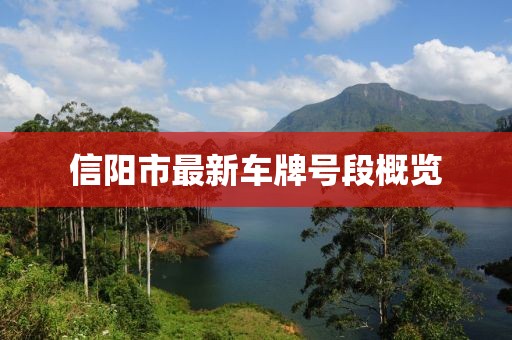 信阳市最新车牌号段概览