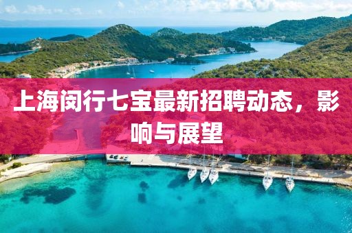 上海闵行七宝最新招聘动态，影响与展望