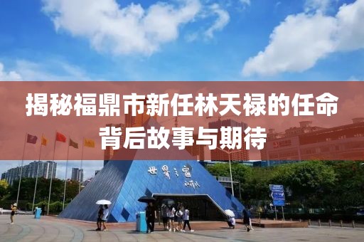揭秘福鼎市新任林天禄的任命背后故事与期待