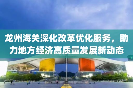 龙州海关深化改革优化服务，助力地方经济高质量发展新动态