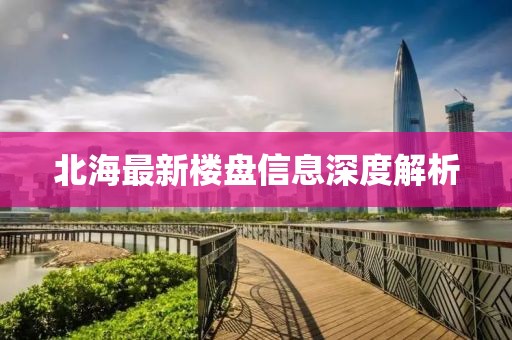 北海最新楼盘信息深度解析