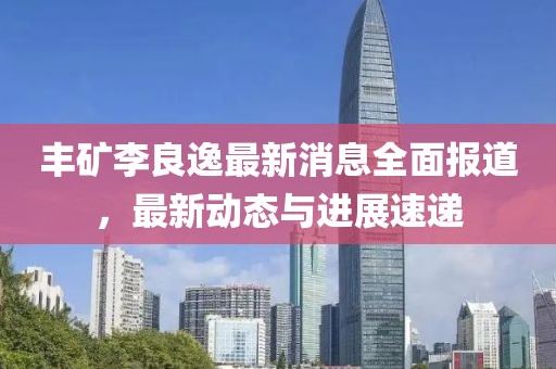 丰矿李良逸最新消息全面报道，最新动态与进展速递