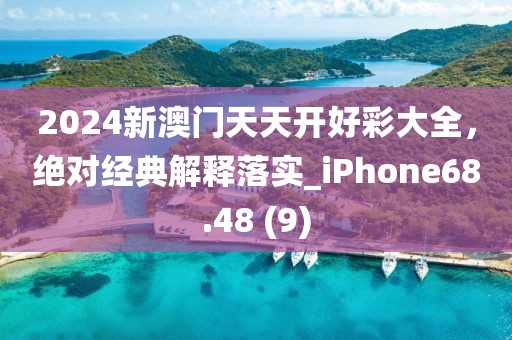 2024新澳门天天开好彩大全，绝对经典解释落实_iPhone68.48 (9)
