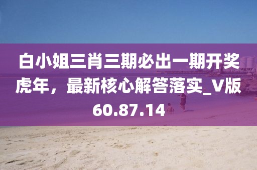 白小姐三肖三期必出一期开奖虎年，最新核心解答落实_V版60.87.14