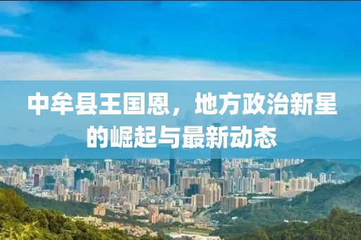 中牟县王国恩，地方政治新星的崛起与最新动态