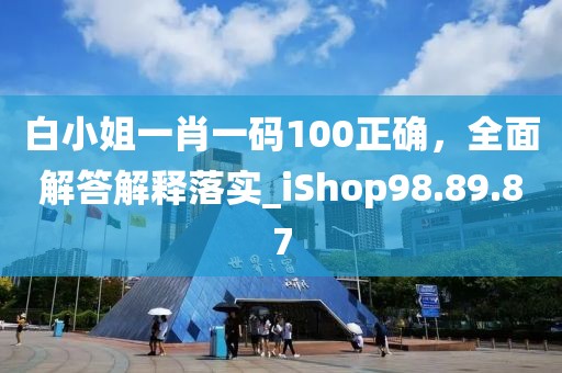 白小姐一肖一码100正确，全面解答解释落实_iShop98.89.87