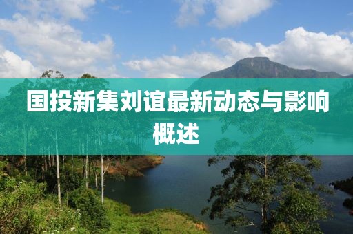 国投新集刘谊最新动态与影响概述