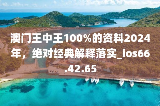澳门王中王100%的资料2024年，绝对经典解释落实_ios66.42.65