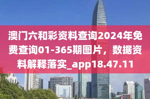 澳门六和彩资料查询2024年免费查询01-365期图片，数据资料解释落实_app18.47.11