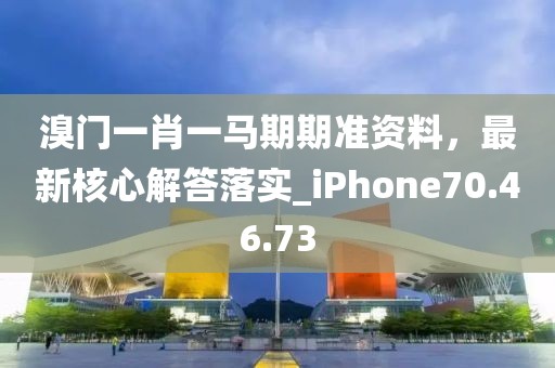 溴门一肖一马期期准资料，最新核心解答落实_iPhone70.46.73