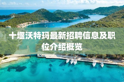 十堰沃特玛最新招聘信息及职位介绍概览