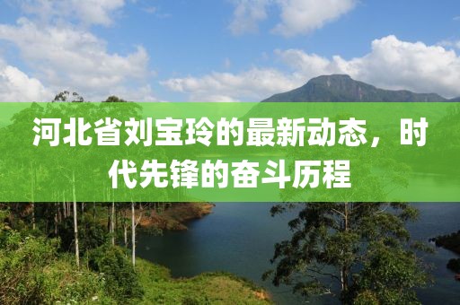 河北省刘宝玲的最新动态，时代先锋的奋斗历程